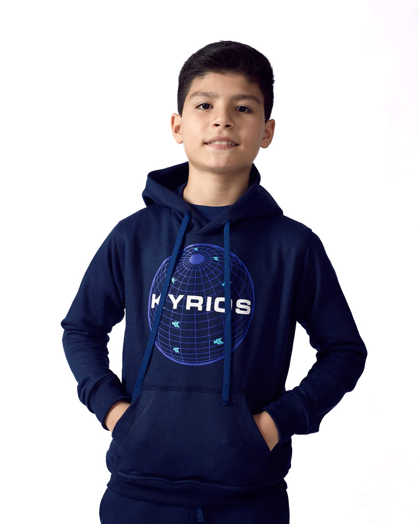 Capucha Moleton Unisex Infantil/24 Azul M