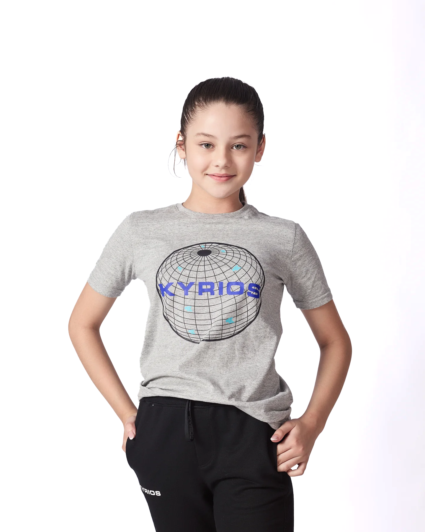 Remera Algodón Unisex Infantil/24 Gris